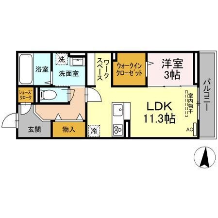 D-roomTSUCHIYAの物件間取画像